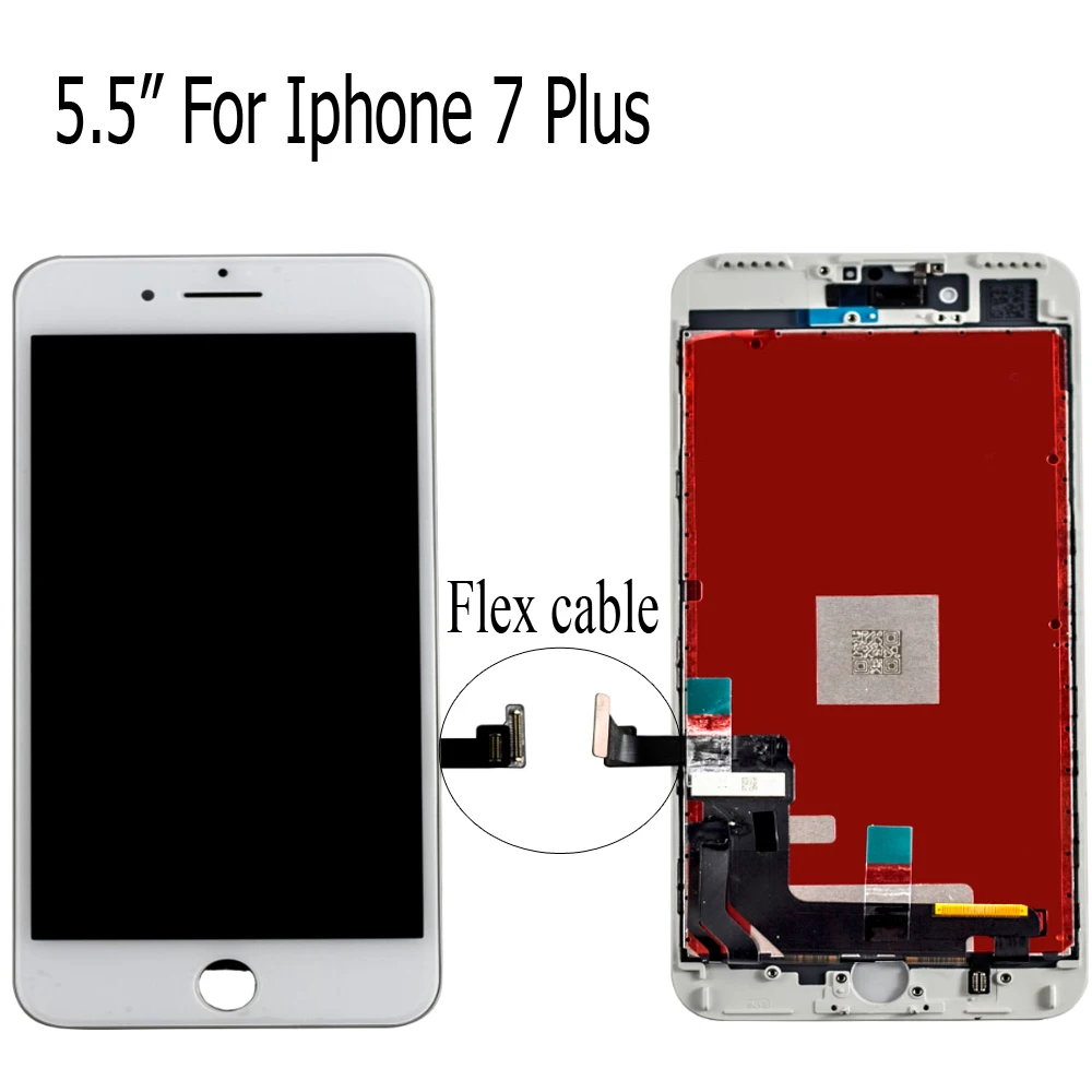 100% Тест LCD панел за Apple iPhone 7/7 Plus, Дигитайзер LCD екрана в Събирането за iphone 7, Смяна на LCD дисплей с Инструмент