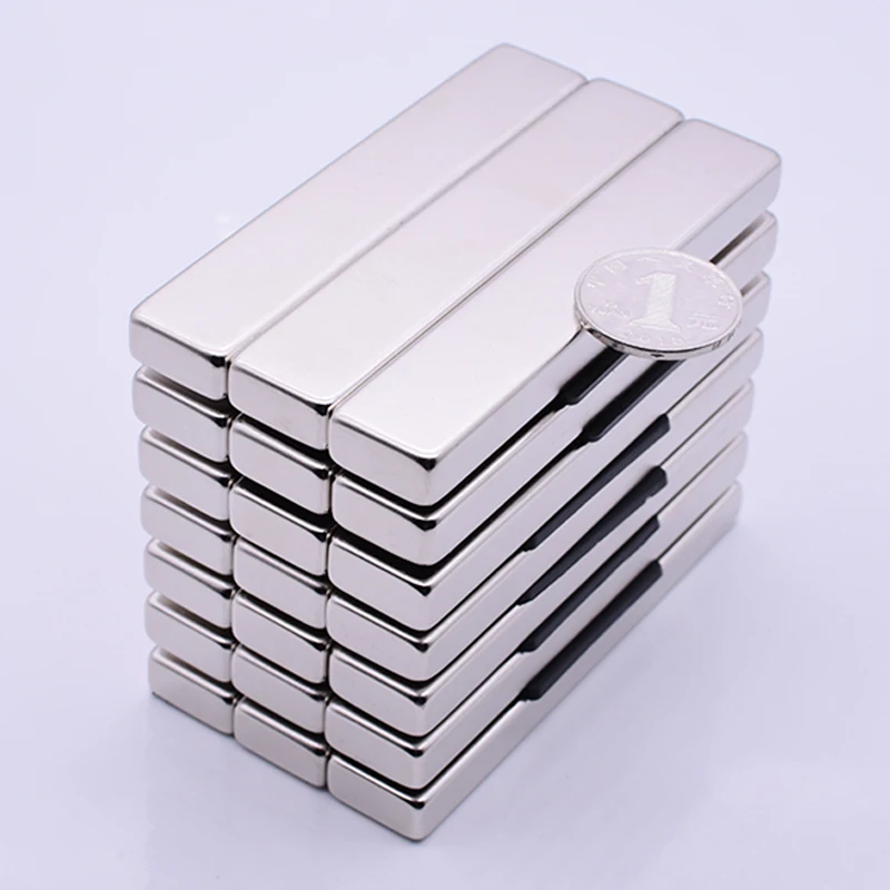 5шт 100x20x10 Блок на мощни магнити е Най-дългият лист неодимового магнит 100x20x10 мм Силни постоянни магнити NdFeB 100*20*10 мм