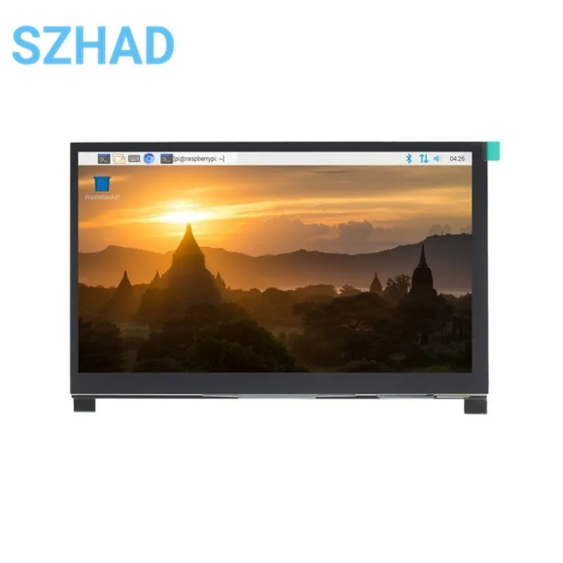 7-инчов LCD дисплей с 1024x600 D група-h, панел с пълен ъгъл на видимост от 178 градуса за raspberry PI 3Б + 4B