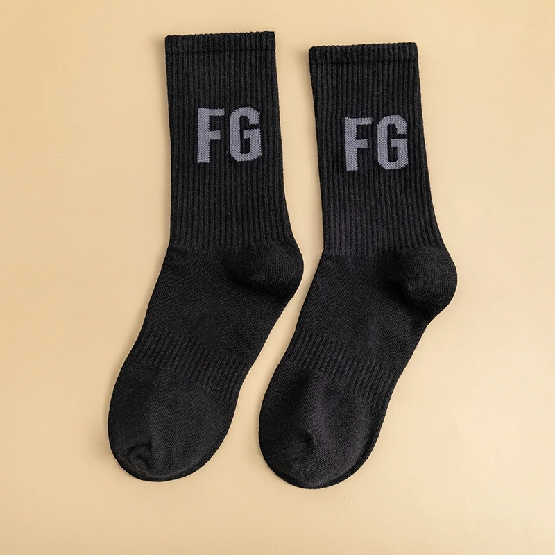 Ежедневни чорапи от първа необходимост, мъжки дишащи памучни чорапи, спортни чорапи с висока шнорхел, модни мъжки дамски градинска облекло в стил хип-хоп, чорапи унисекс