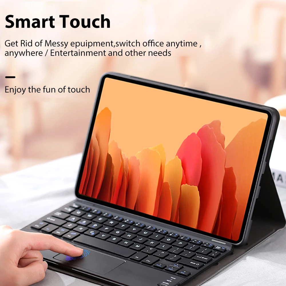 Магическа Клавиатура Безжична Мишка Таблет Samsung Galaxy Tab A8 калъф 10,5 
