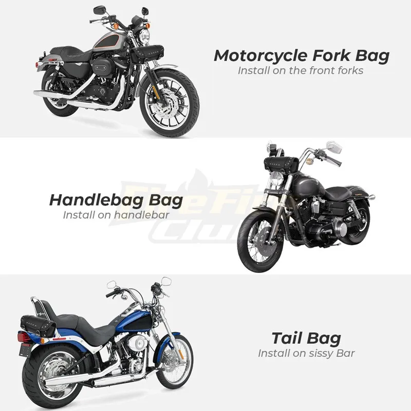 Мотоциклетът вилката, инструмент, седельная чанта, багажная чанта, универсална за Harley Bobber, за Honda, Yamaha, Suzuki, BMW