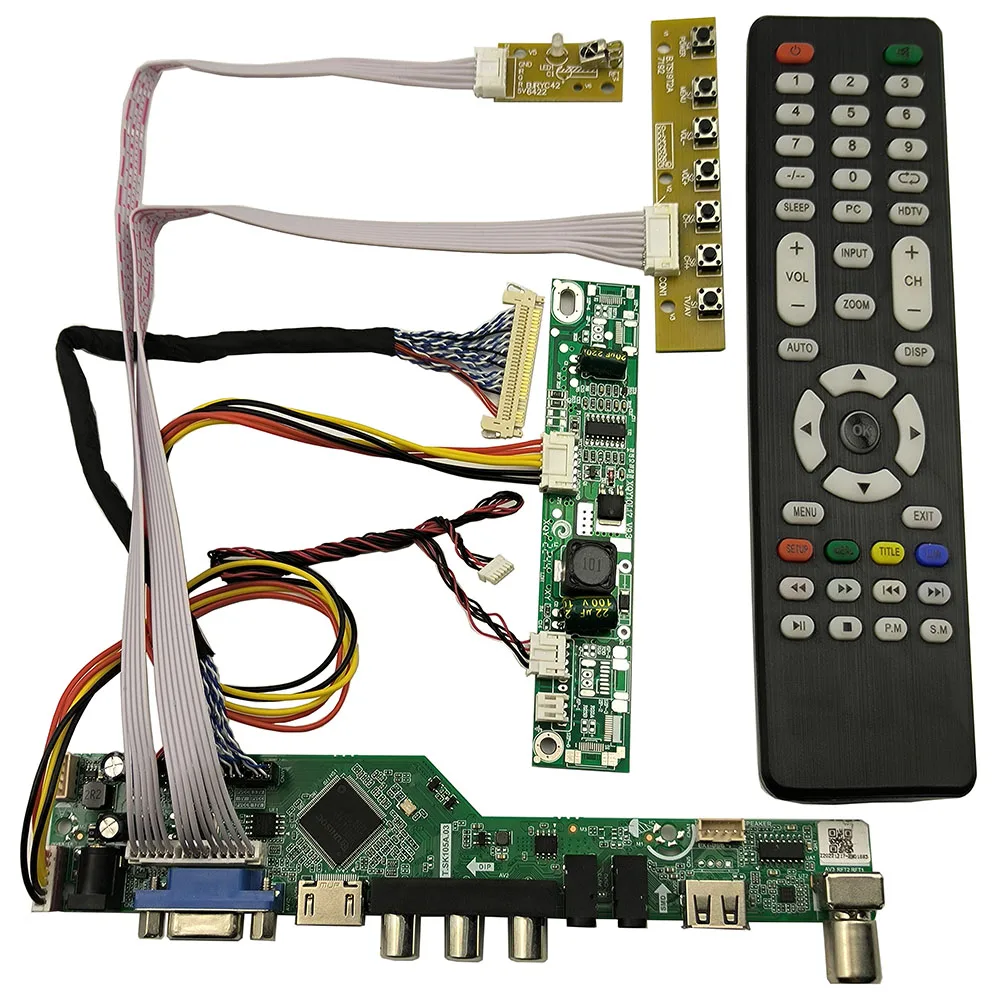 Нов Комплект платка монитор за LTM230HT05 LTM230HT09 TV + HDMI + VGA + AV + USB LCD led Екран Такса Контролер 1920X1080