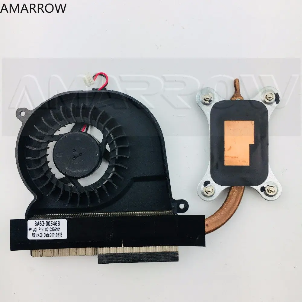 Оригинален вентилатор за Охлаждане на Радиатора на процесора на лаптопа за SAMSUNG RV411 RC410 RC510 RV511 BA62-00546B