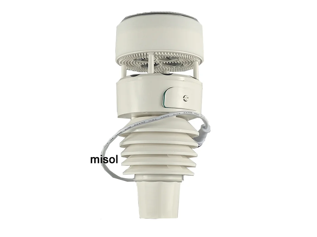 Ултразвукова метеорологичната станция Misol WiFi портал smarthub скорост на вятъра посоката на дъжд температура влажност