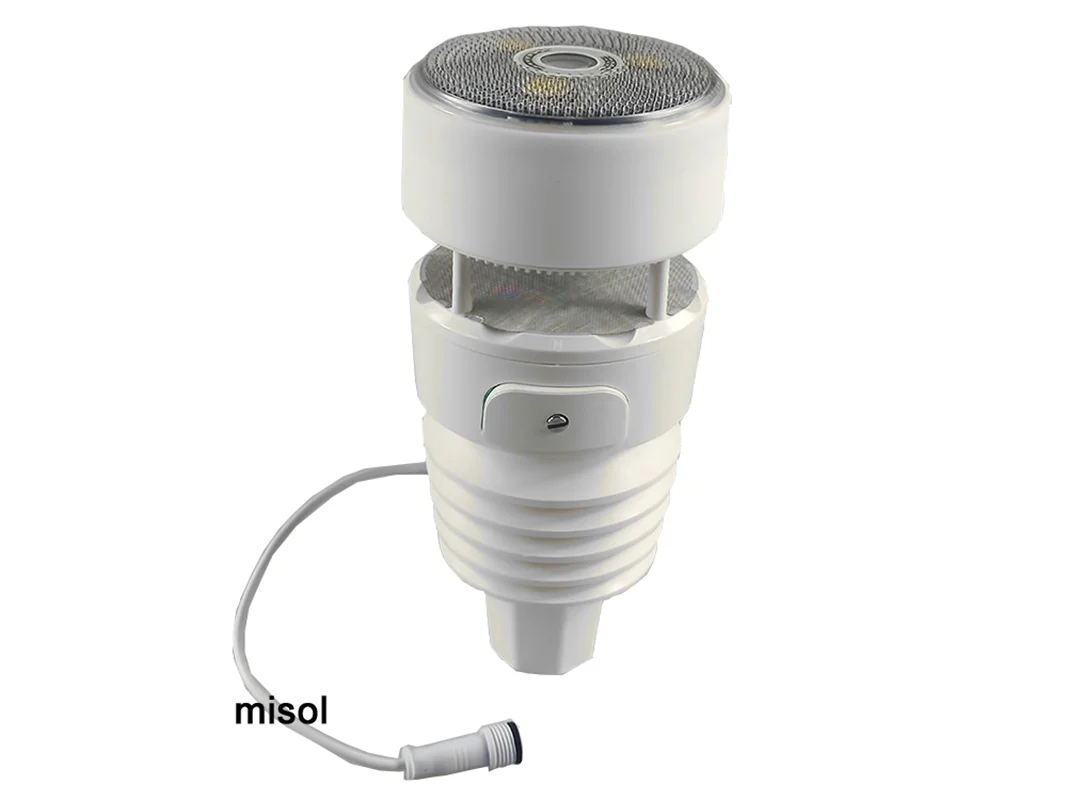 Ултразвукова метеорологичната станция Misol WiFi портал smarthub скорост на вятъра посоката на дъжд температура влажност